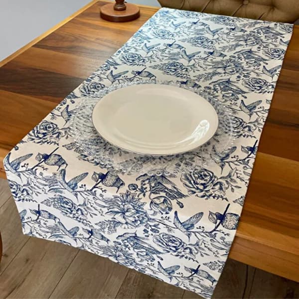 رانر رومیزی 40 × 150 سانتی متر کامیز با طرح پرنده