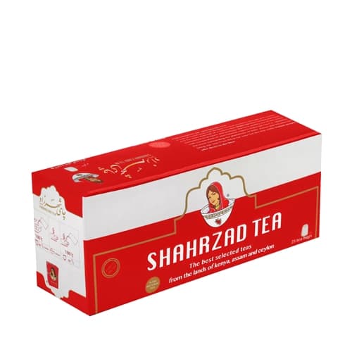 چای کیسه ای شهرزاد ساده بسته 25 عددی – کارتن 24 عددی