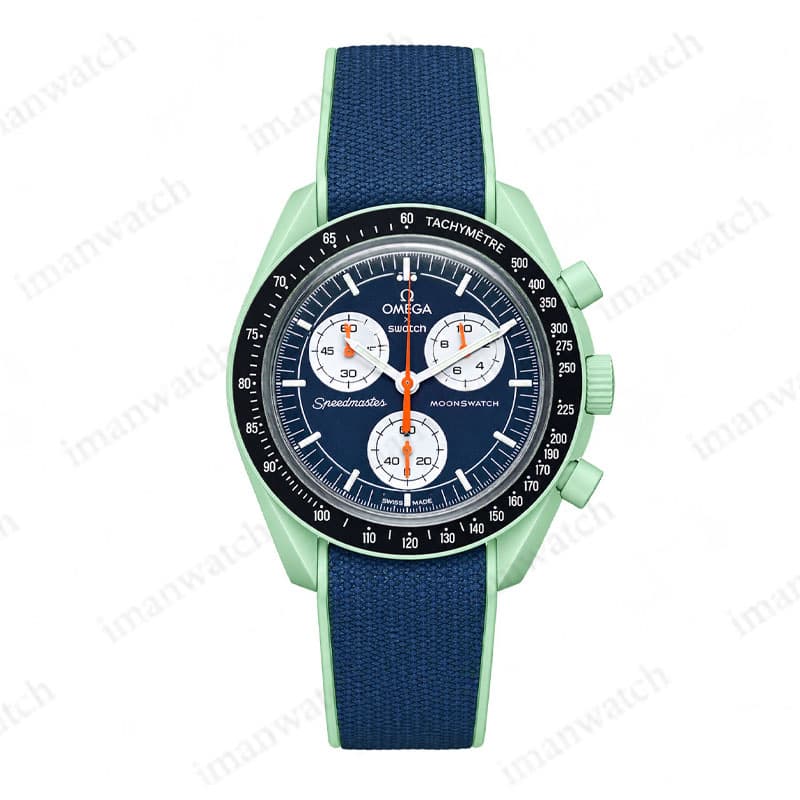 ساعت مچی امگا سواچ بند رابر زمین Omega Swatch