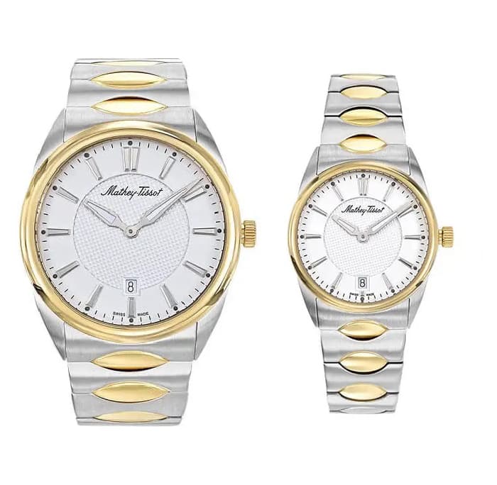 ساعت مچی متی تیسوت ست زنانه و مردانه مدل MATHEY TISSOT D791BI H791BI