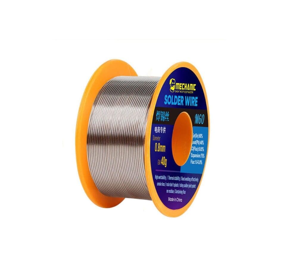 سیم لحیم مکانیک مدل MECHANIC M60 ضخامت 0.8mm