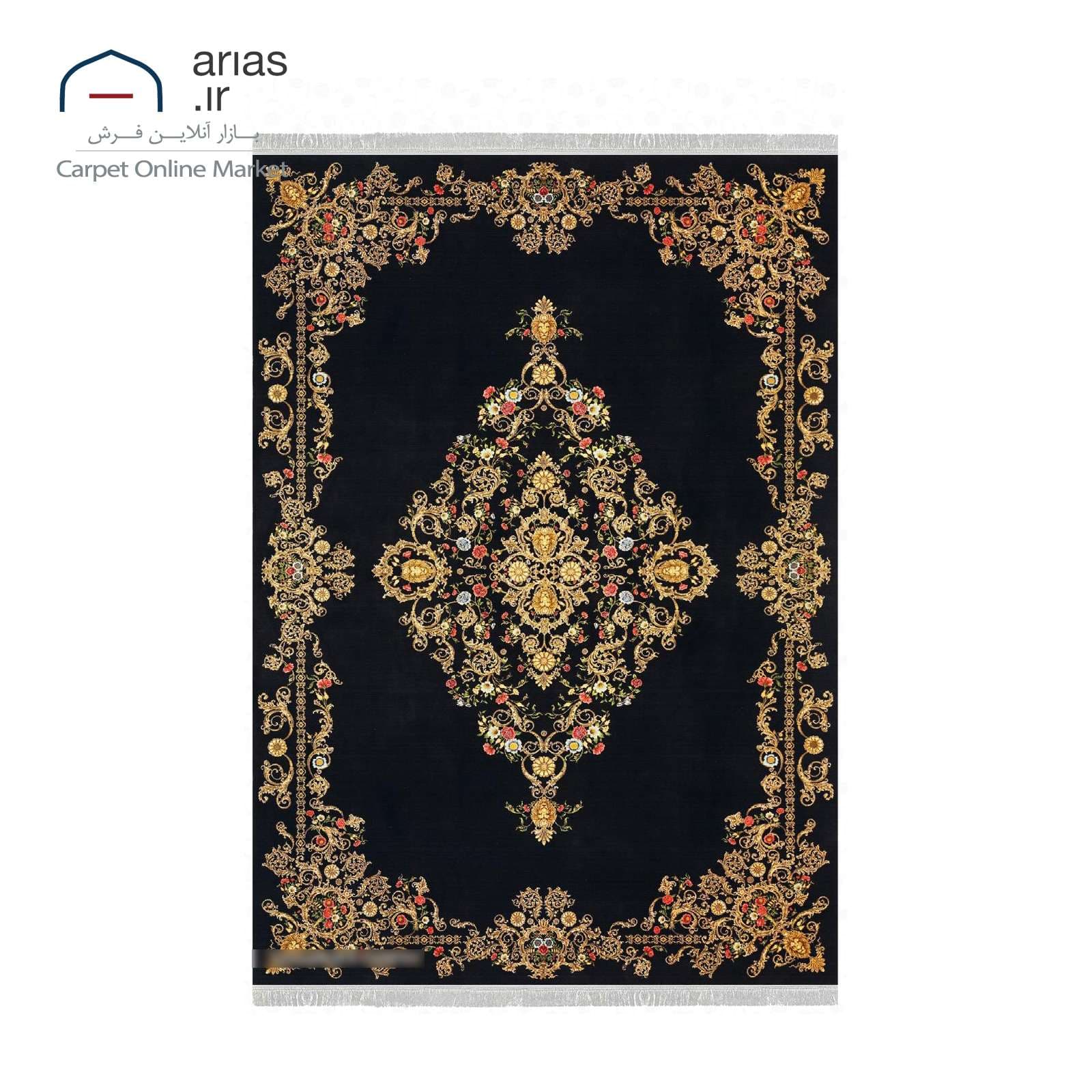 فرش ماشینی کلاسیک آریاس طرح سروش 1700 شانه کد M30031