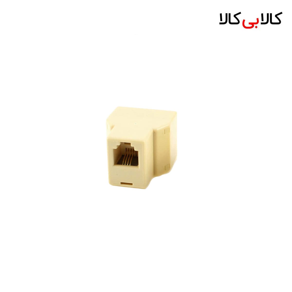 تبدیل ۱ به ۲ شبکه برل RJ45 رنگ کرم