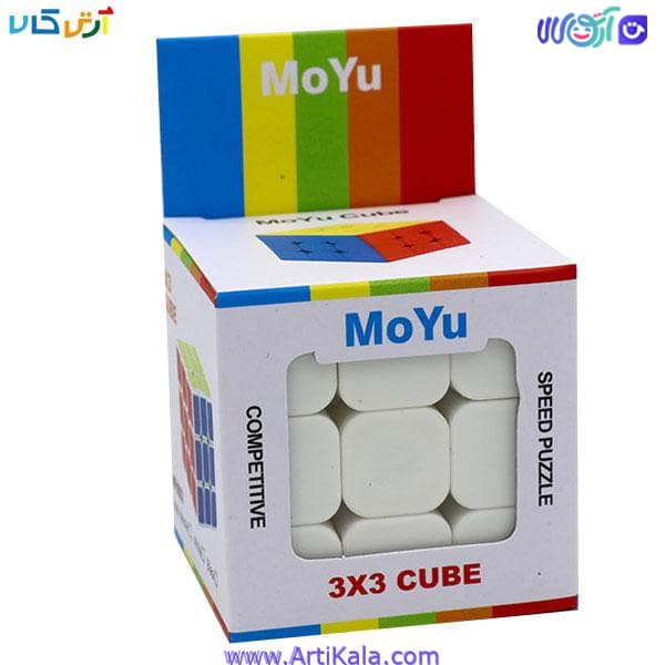روبیک 3*3 مویو مدل استیکرلس Moyo