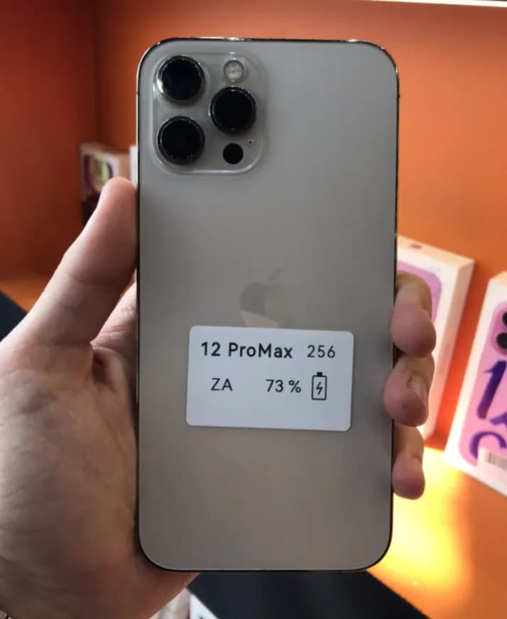 آیفون 12پرومکس| حافظه 256گیگ| باتری 73| iPhone 12Promax | za — تصویر ۲