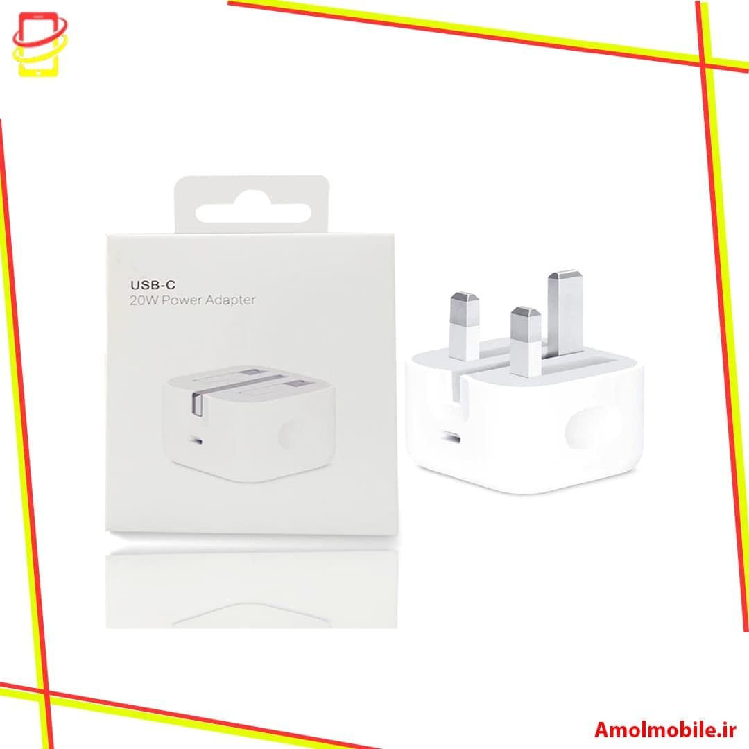 شارژر آیفون 20 وات اپل استوری USB-C فست شارژ