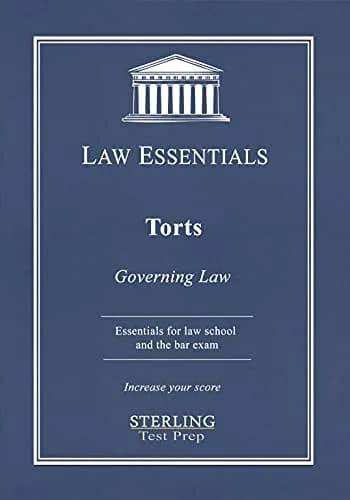 و دانلود نسخه کامل کتاب زبان اصلی Torts, Law Essentials: Governing Law for Law School and Bar Exam Prep [Print Replica] Kindle Edition PDF | دانلود کتاب خارجی