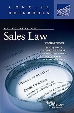 و دانلود نسخه کامل کتاب زبان اصلی Principles of Sales Law (Concise Hornbook Series) PDF | دانلود کتاب خارجی