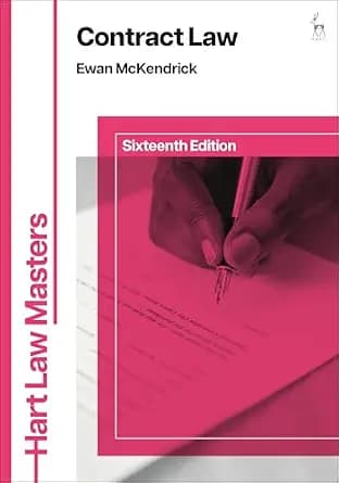 و دانلود نسخه کامل کتاب زبان اصلی Contract Law (Hart Law Masters) PDF | دانلود کتاب خارجی