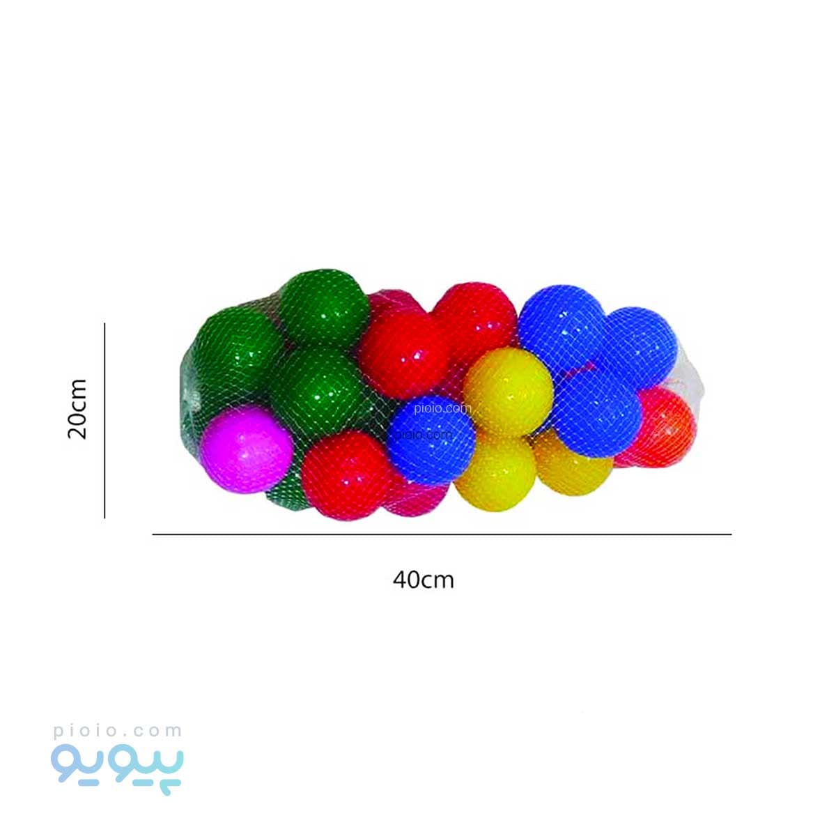 توپ رنگی 30 عددی M TOYS آیتم 6048 عمده و کارتنی