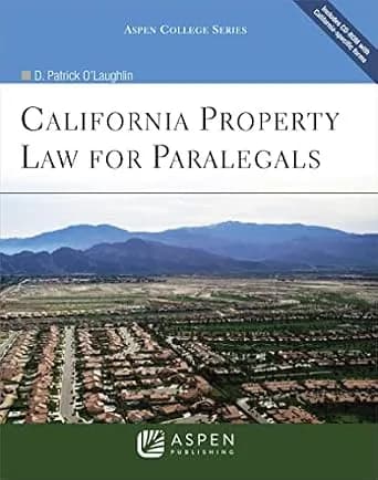 و دانلود نسخه کامل کتاب زبان اصلی California Property Law for Paralegals (Aspen College Series) PDF | دانلود کتاب خارجی