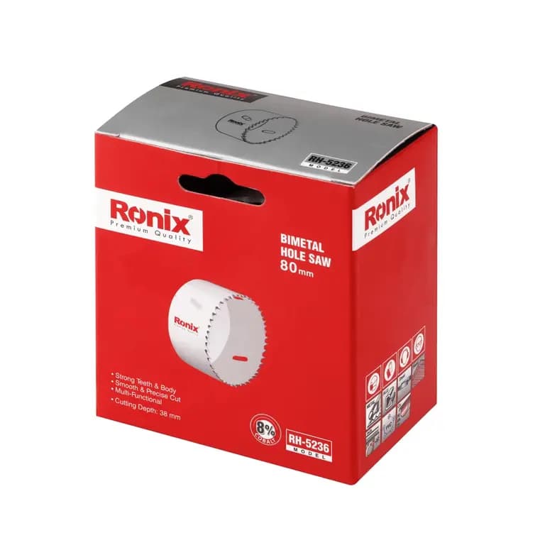 گردبر بی متال ۸۰ میلی متری رونیکس مدل RONIX RH-5236 — تصویر ۶