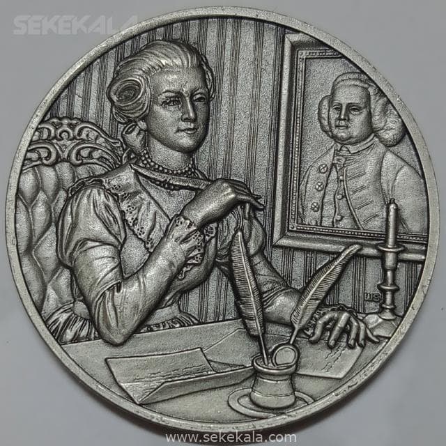 مدال کلکسیونی کمیاب یادبود زنان بزرگ آمریکا 1974 (UNC)