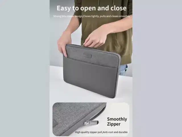 کیف لپ تاپ 14 اینچ ویوو WiWU Minimalist Laptop Sleeve 14 inch — تصویر ۶