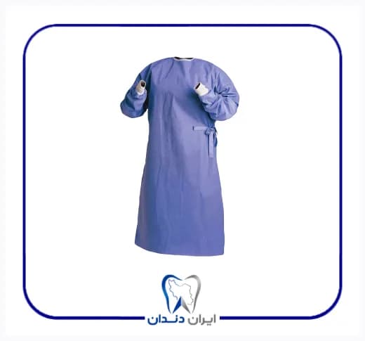 گان جراح یکبار مصرف الیافی مچ کش دار