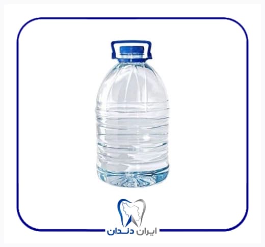 آب مقطر 5 لیتری 4 بار تقطیر