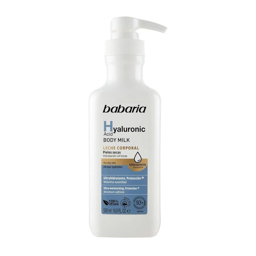 شیر بدن باباریا – Hyaluronic Acid حجم 500