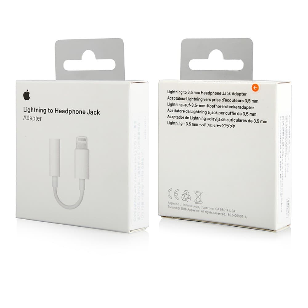 مبدل لایتنینگ به جک 3.5 میلی متری (اصل) مدل MMX62ZM/A~Apple Lightning To 3.5mm Headphone Jack Adapter — تصویر ۴