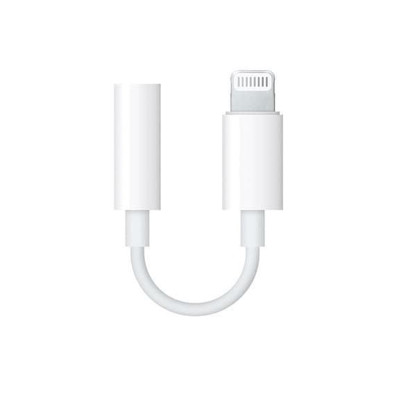 مبدل لایتنینگ به جک 3.5 میلی متری (اصل) مدل MMX62ZM/A~Apple Lightning To 3.5mm Headphone Jack Adapter