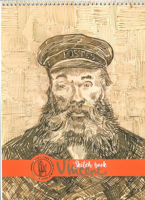 دفتر نقاشی و طراحی 40 برگ (طرح وینسنت،کد 1273)،(سیمی)