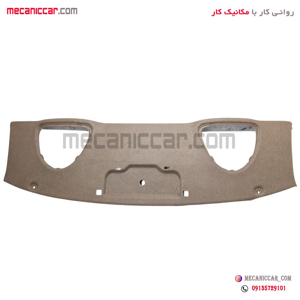 طاقچه عقب سمند کرم تزئین خودرو