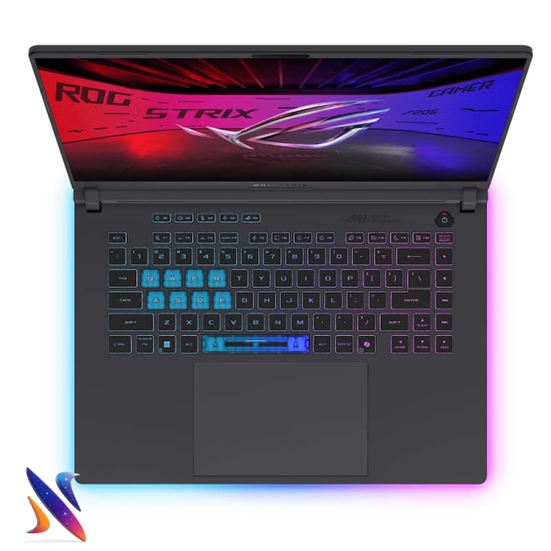 لپ تاپ 16 اینچی گیمینگ ایسوس Asus ROG Strix G615LR Core ULTRA 7-255HX 16GB 2TB 12G-RTX5070Ti Nvidia Graphics 165Hz VOLTGREEN — تصویر ۴