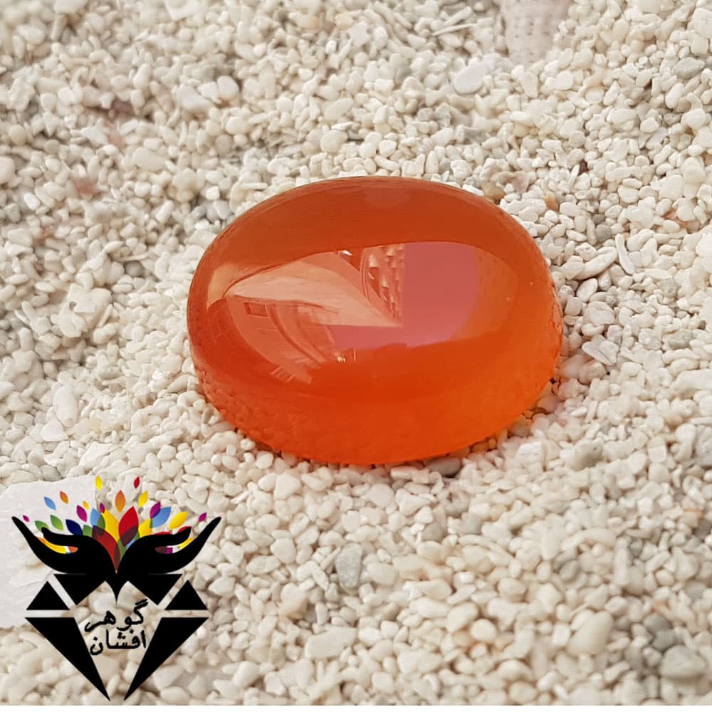 نگین عقیق یمنی اصل شرف الشمس خوشرنگ کد N_1836