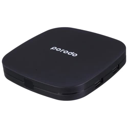 اندروید باکس Porodo PD-ANTVB-BK 8GB 1080P + ریموت کنترل — تصویر ۵