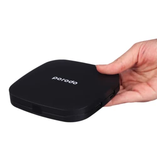 اندروید باکس Porodo PD-ANTVB-BK 8GB 1080P + ریموت کنترل — تصویر ۸