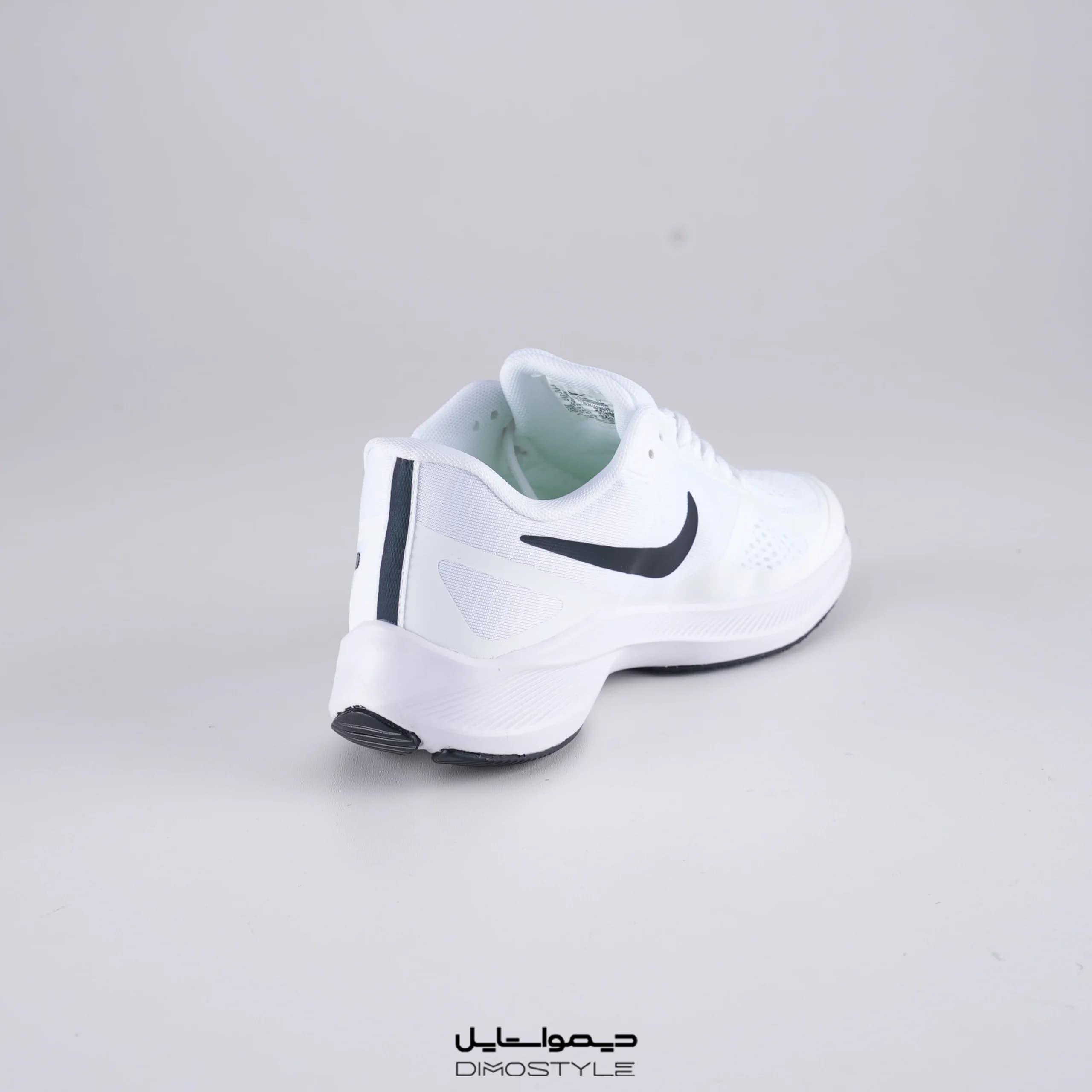کفش مخصوص دویدن نایک ایر زوم مدل Guide 10 رنگ سفید با لوگوی مشکی Nike Air Zoom Guide 10 — تصویر ۷
