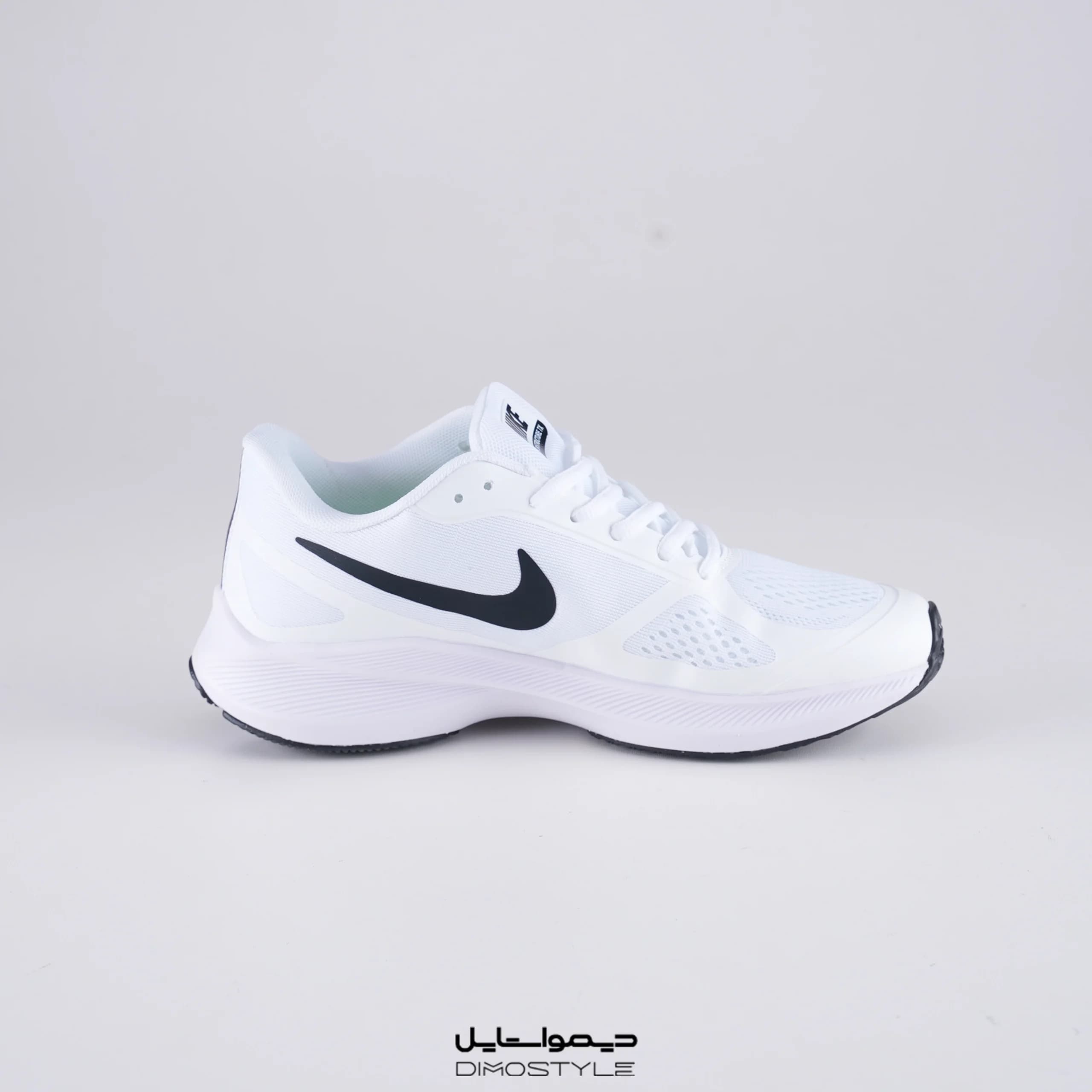 کفش مخصوص دویدن نایک ایر زوم مدل Guide 10 رنگ سفید با لوگوی مشکی Nike Air Zoom Guide 10 — تصویر ۶