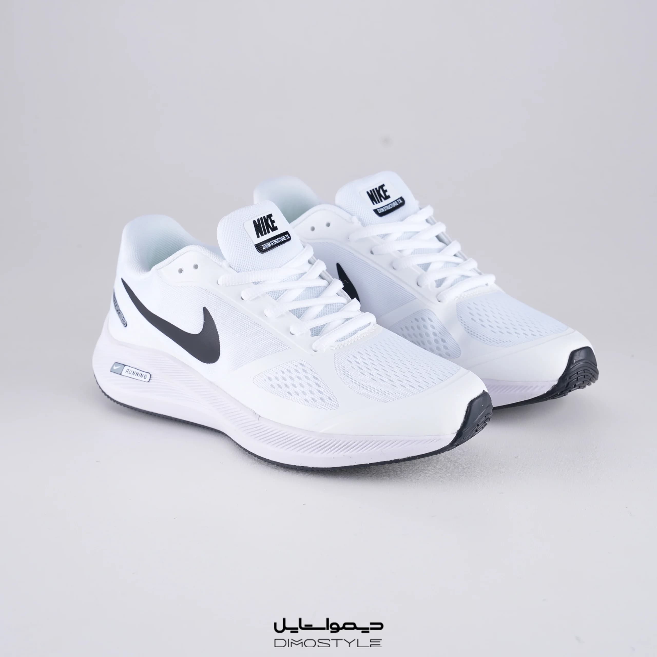 کفش مخصوص دویدن نایک ایر زوم مدل Guide 10 رنگ سفید با لوگوی مشکی Nike Air Zoom Guide 10 — تصویر ۲