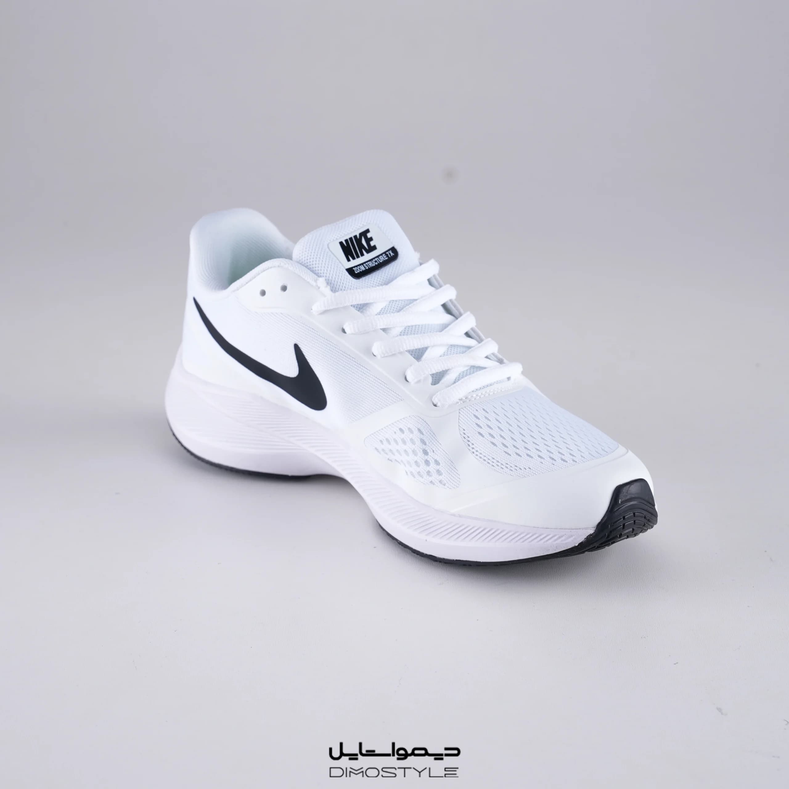 کفش مخصوص دویدن نایک ایر زوم مدل Guide 10 رنگ سفید با لوگوی مشکی Nike Air Zoom Guide 10 — تصویر ۵