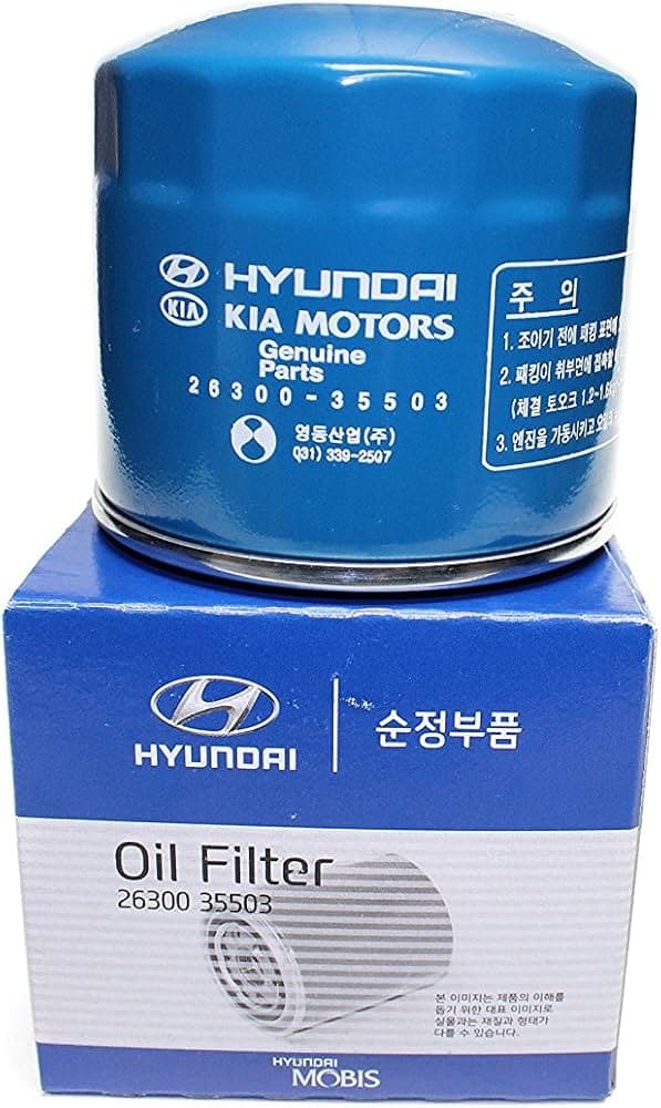 فیلتر روغن اصلی هیوندای النترا با کدفنی 2630035503