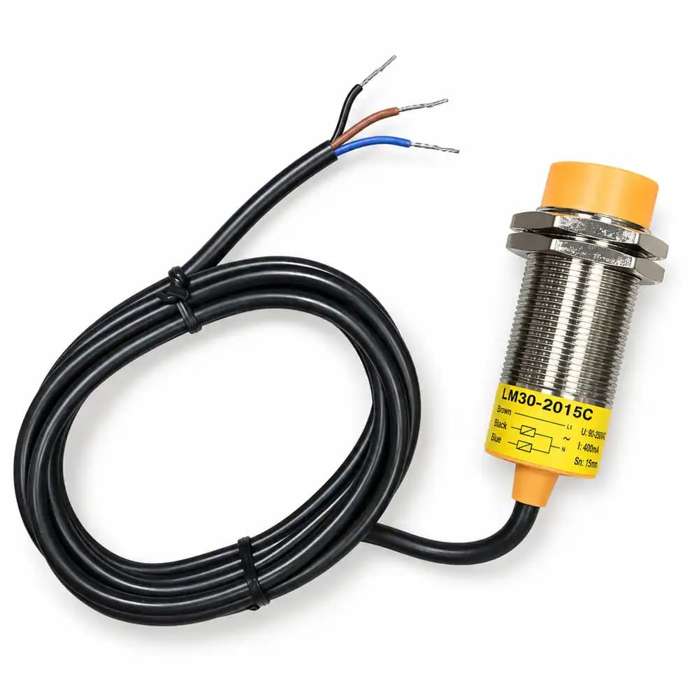 سنسور القایی LM30-2015C قطر 30 میلی‌متر فاصله تشخیص 15 میلی‌متر AC خروجی NO+NC