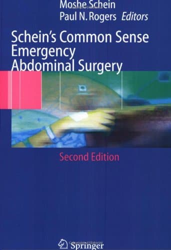 دانلود کتاب Schein’s Common Sense Emergency Abdominal Surgery