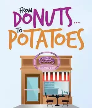 دانلود کتاب From Donuts…To Potatoes: My 366 Day Journey on a Plant-Based Diet