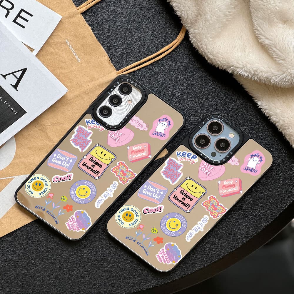 قاب آینه ای چاپی سفارشی (کد 0416) طرح good vibe مناسب برای گوشی موبایل شیائومی ردمی Xiaomi Redmi Note 8 / Note 8 Pro / Note 9S / Note 9 Pro / Note 10 Pro / Note 10 Pro Max / Note 11S / Note 11 4G / No — تصویر ۵