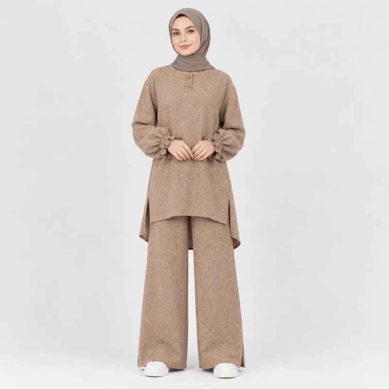 شومیز زنانه لینن مدل کوک دوزی