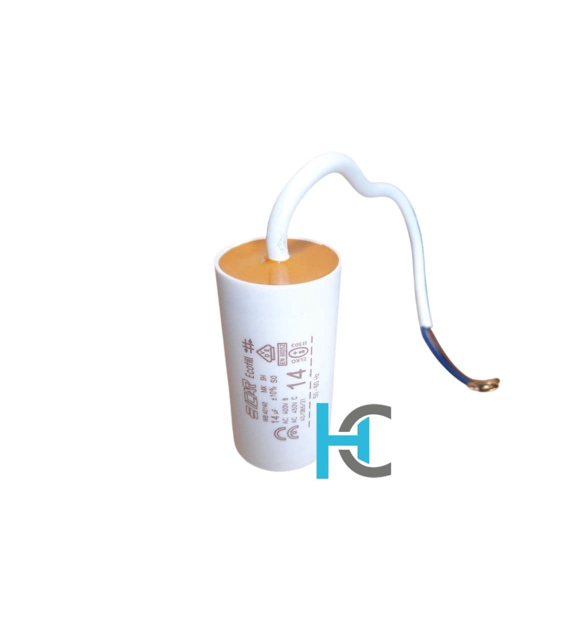 خازن 35 میکروفاراد 450 ولت بدنه پلاستیکی (فیشی)
