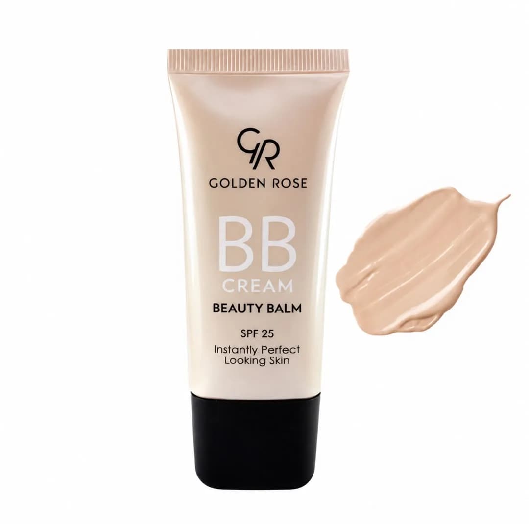 کرم پودر مایع 25 Spf گلدن رس مدل BLMBT شماره 01 مناسب برای انواع پوست حجم 30 میلیلیتر