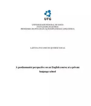 دانلود کتاب A posthumanist perspective on an English course at private language school