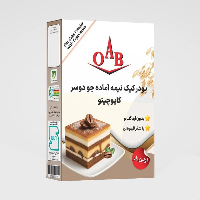 پودر کیک نیمه آماده جودوسر کاپوچینو اُ آ ب – 400 گرم