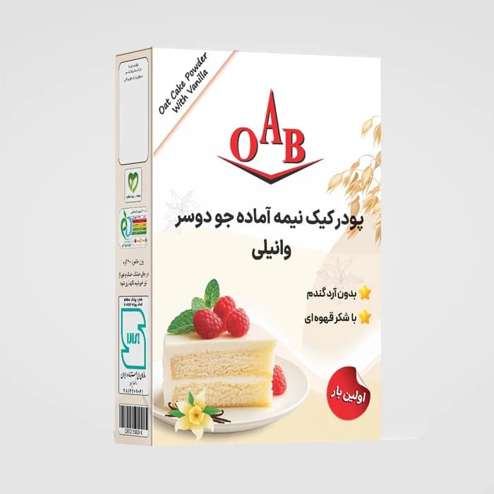 پودر کیک نیمه آماده جودوسر وانیلی اُ آ ب – 400 گرم