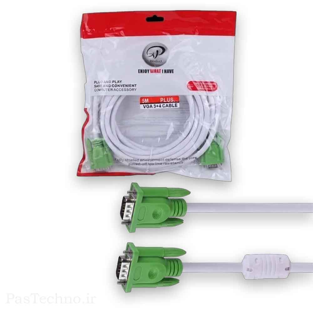 کابل افزایشی VGA 5 متری برند xp