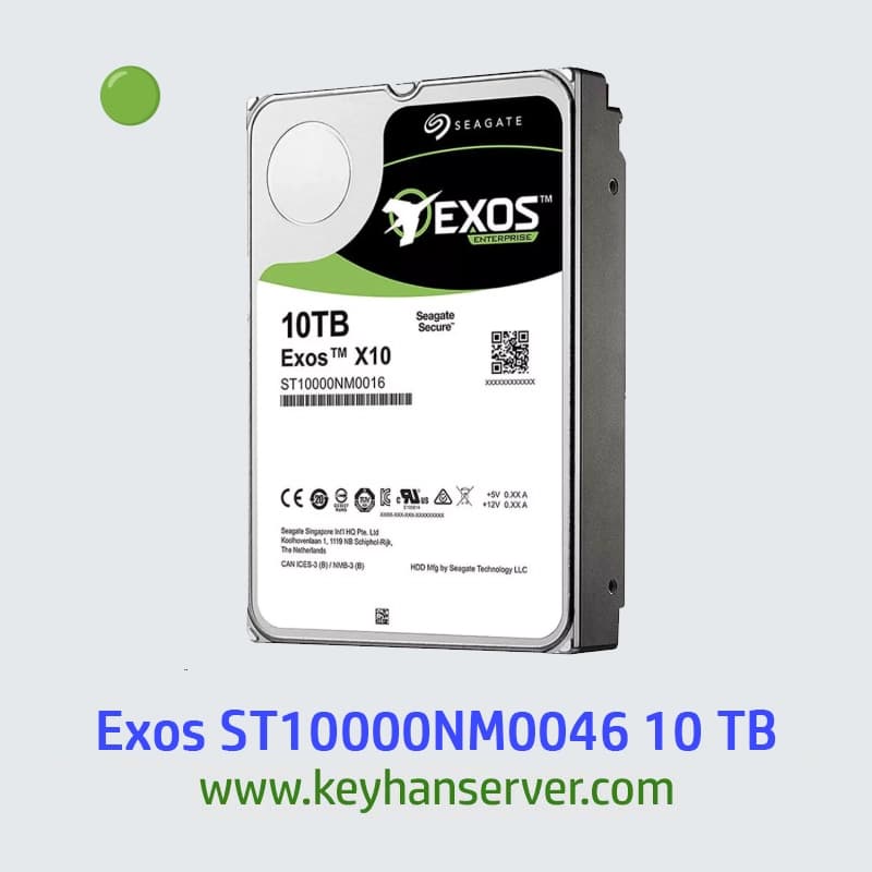 هارد سیگیت مدل Exos ST10000NM0046 ظرفیت 10 ترابایت – سبز
