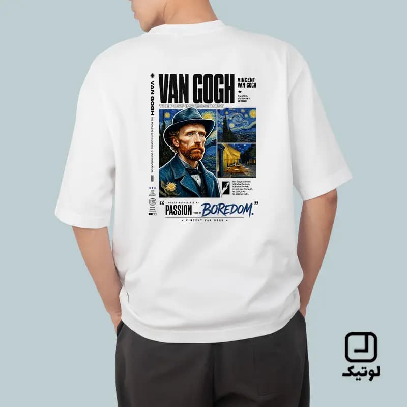 تیشرت فانتزی طرح ونگوگ Van Gogh – کد TFA020