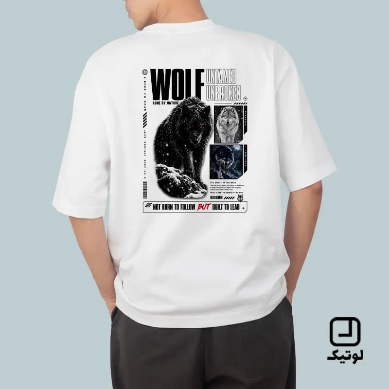 تیشرت فانتزی طرح گرگ wolf – کد TFA001