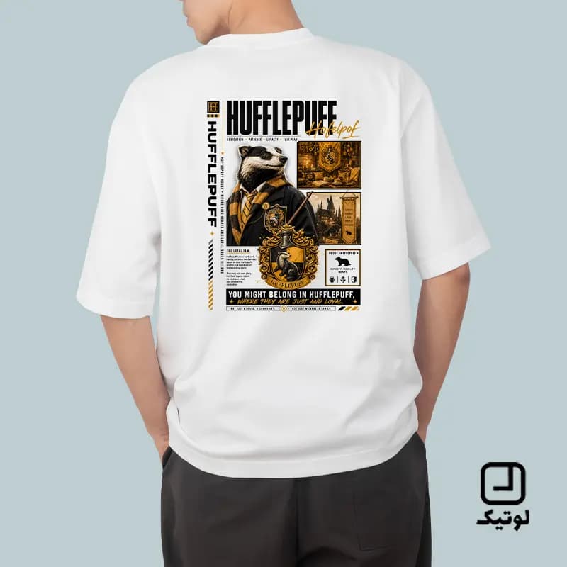 تیشرت سینمایی طرح هافلپاف Hufflepuff – کد TC043