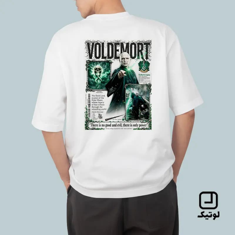 تیشرت سینمایی طرح لرد ولدمورت هری پاتر Voldemort – کد TC034
